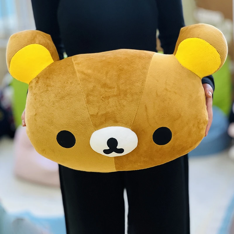 Anime Rilakkuma Plush Cushion Lovely Relax bear stuffed doll kawaii room decor soft sofa pillow bay window mat Xams gift for kid