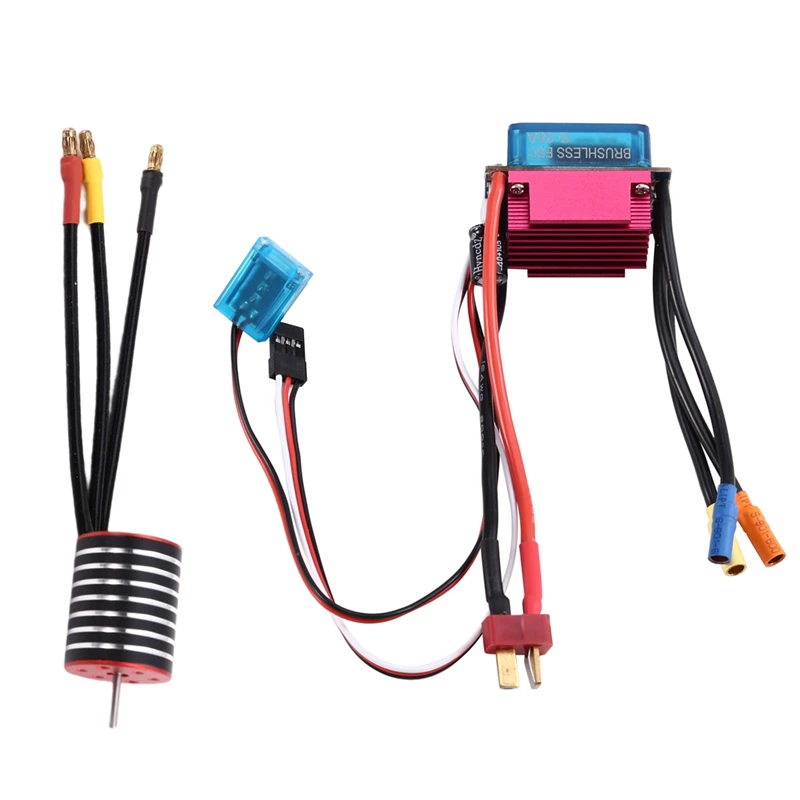2430 Brushless Motor for 1/8 1/10 1/12 1/14 RC Car Drift Racing Off-Road with 30A ESC 5800KV-A79M