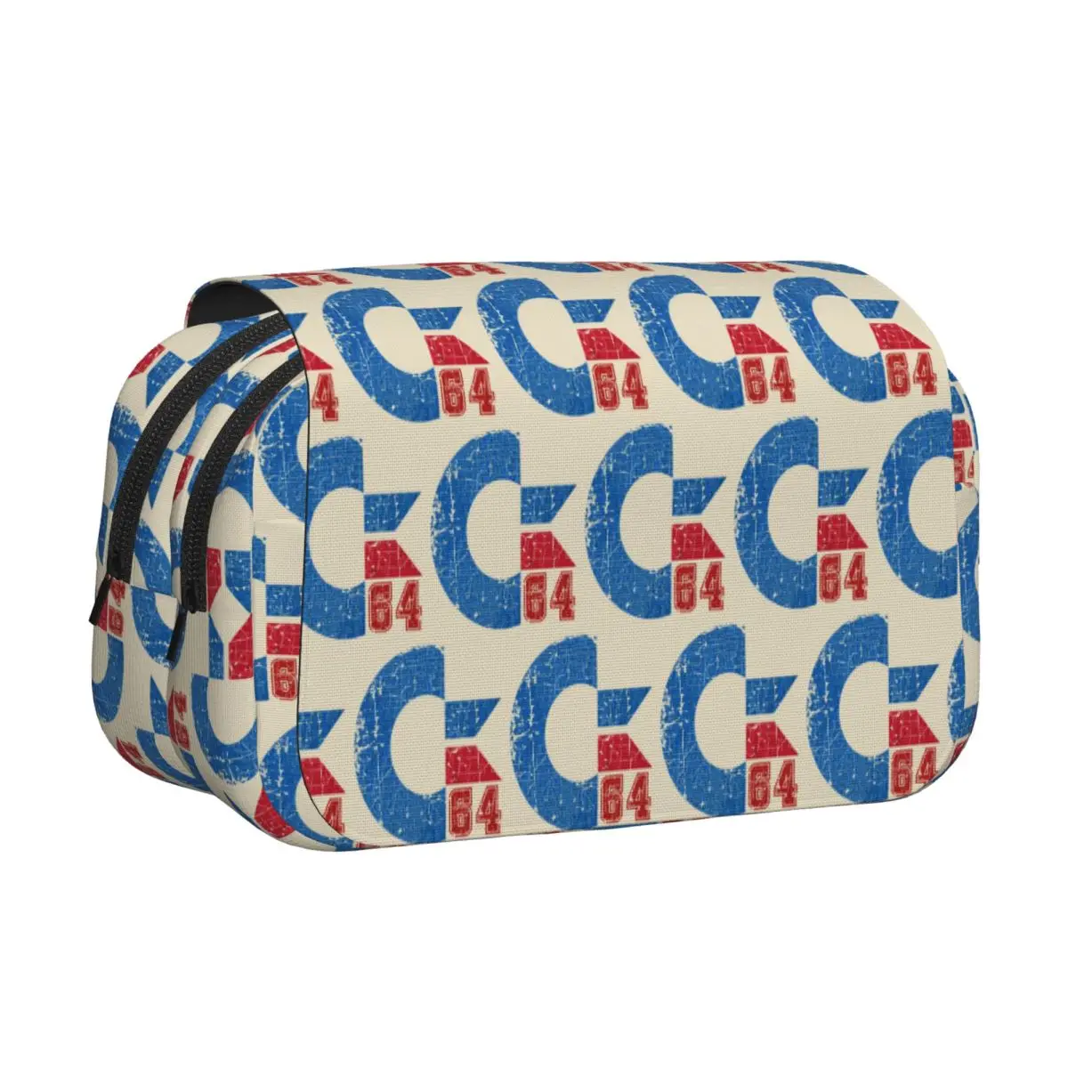 Commodore Circuits Amiga Logo Pencil Cases Pencil Pouch Hard Shell Leather Big Capacity Pen Box Pencil Bag for Studen Gifts