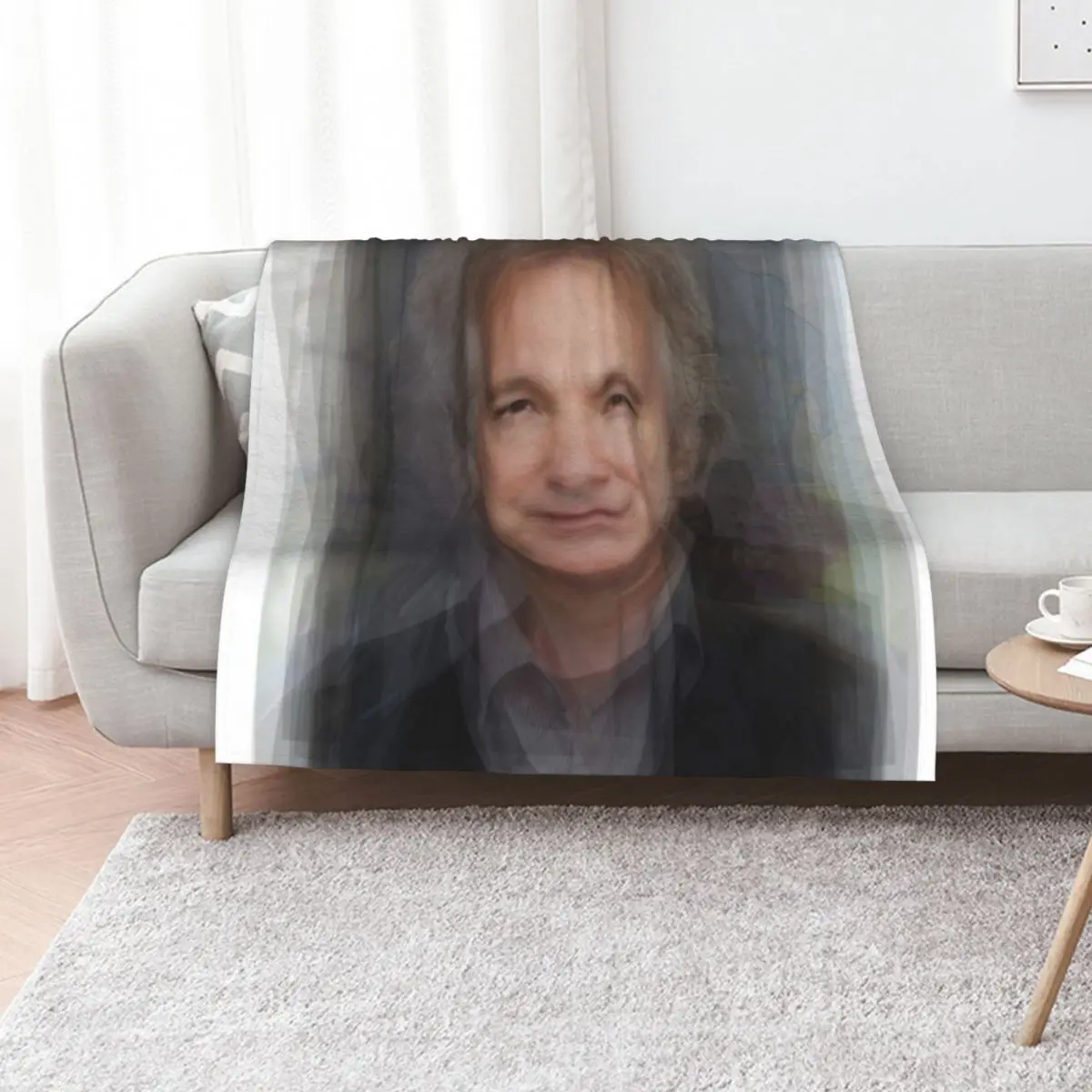 

Alan Rickman Severus Snape Portrait Overlay Throw Blanket Vintage Warm Nap Flannel Fabric Blankets