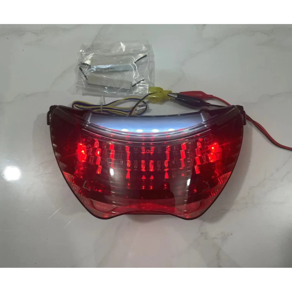 For HONDA CBR600 F4 1999-2000 CBR 600 F4I 2004-2006 Rear Tail Light Brake Turn Signals Integrated LED Light