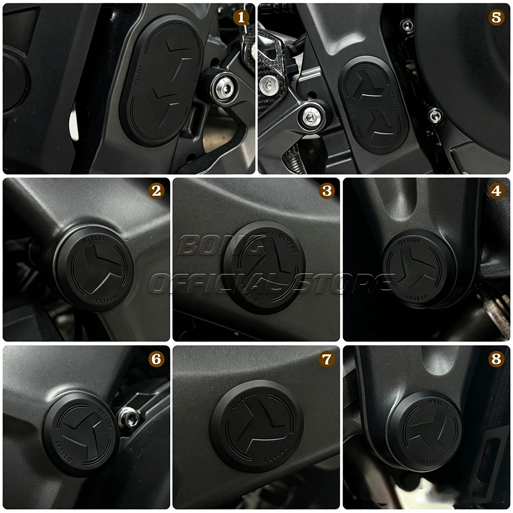 For YAMAHA MT09 frame hole caps Motorcycle Accessories Frame Plugs Set Hole Caps MT-09/SP Frame Protection 2021 2022 2025 2026 - view 2