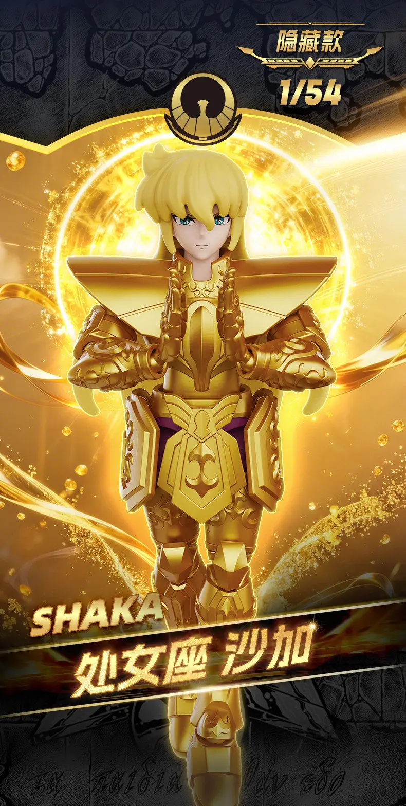 BLOKEES Saint Seiya Galaxy Edition Golden Zodiac 4e bouwsteen Man Assemblagemodel Speelgoed Cygnus Hyoga Draco Virgo Shaka Gift