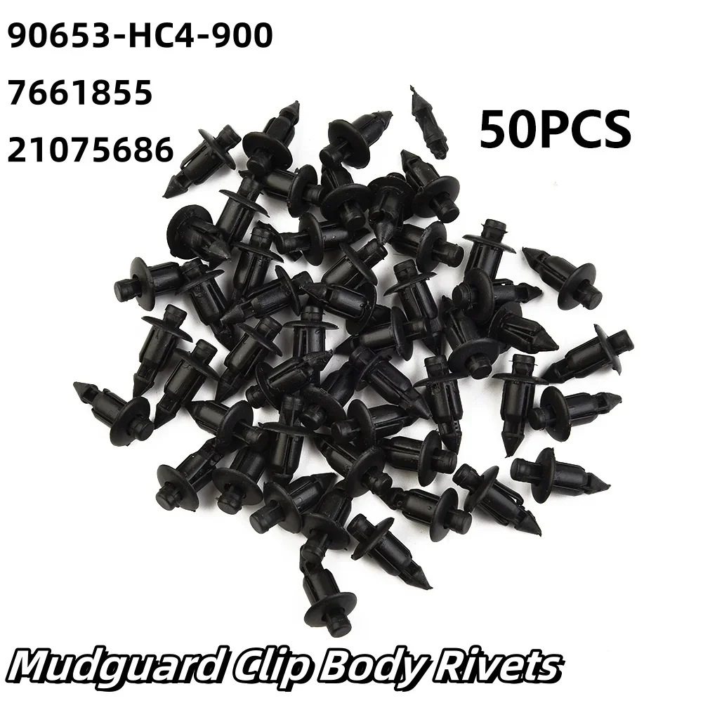 200x Mudguard Clip Body Rivet Fender Clip Body Rivet 90653-HC4-900 7661855 21075686 for ATV Parts for Polaris For Sportsman