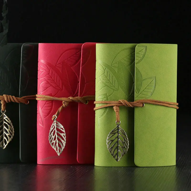 Carnet de notes en cuir véritable, Journal des voyageurs, Journal des pirates, A6