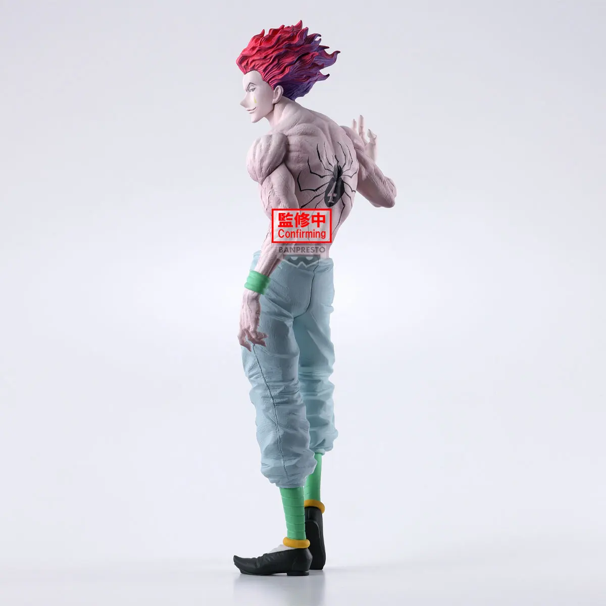 Bandai Banpresto Grandista Hunter X Hunter Hisoka tatuaje gradiente pelo Muscular Gros Anime figura coleccionable