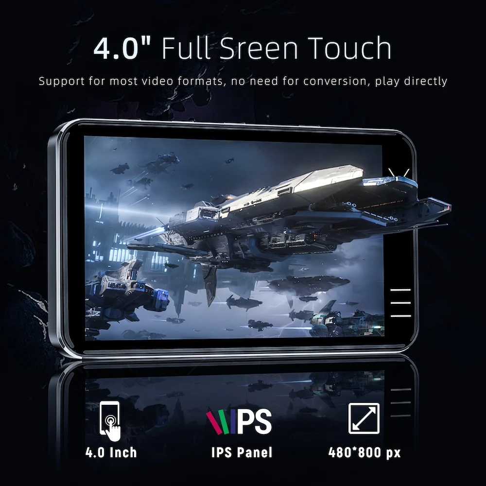 مشغل Hifi Walker G7 Pro 96GB Android 13 MP3، شاشة لمس كاملة 5.2 بوصة، كاميرا مزدوجة 5 ميجابكسل + 13 ميجابكسل، سبوتيفي، يوتيوب بورتابيل MP4 #5