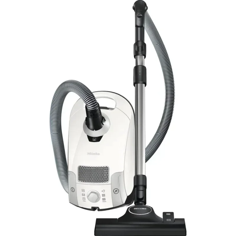 D2BMiele Compact C1 Pure Suction Powerline Canister Vacuum,Lotus White