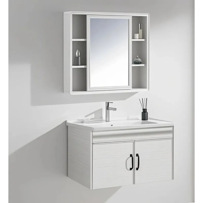 Hot Selling Classic Style Bathroom Cabinet Set Bathroom Vanities with Vanity Lighting