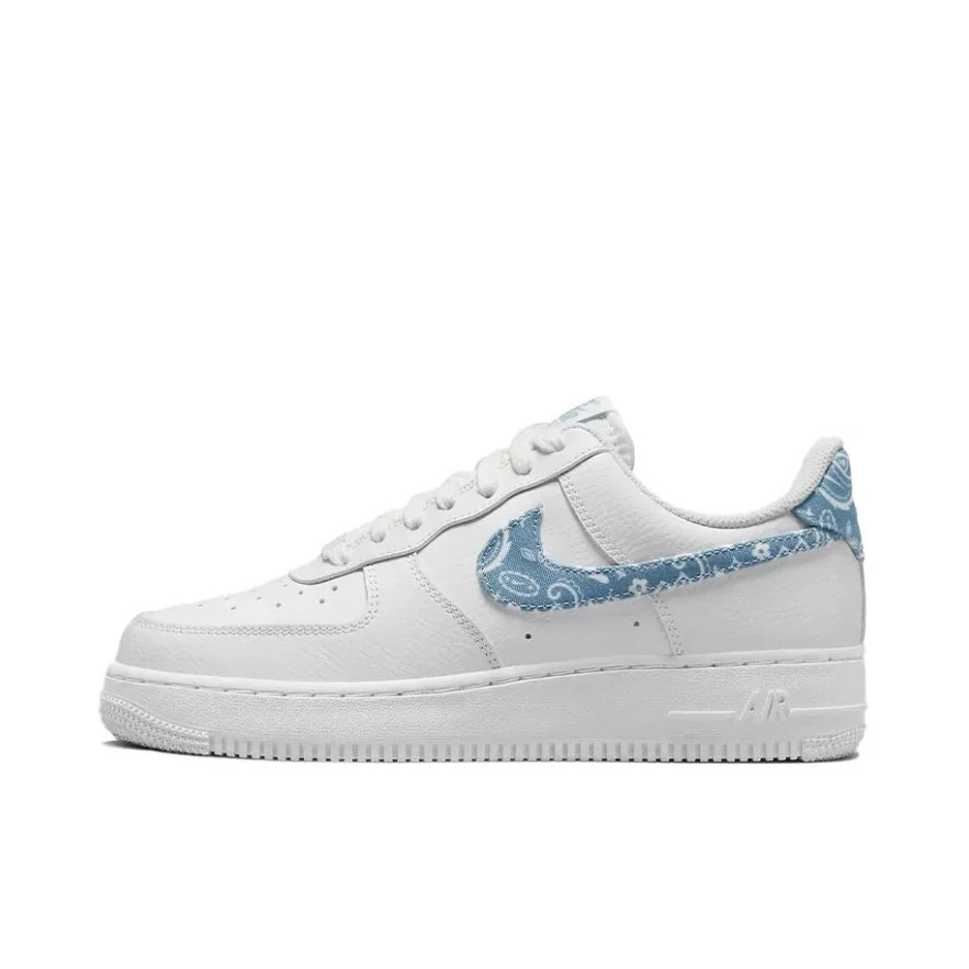 Nike Air Force 1'07 Essential anacardo flor antideslizante usable ligero zapatos bajos blanco verde