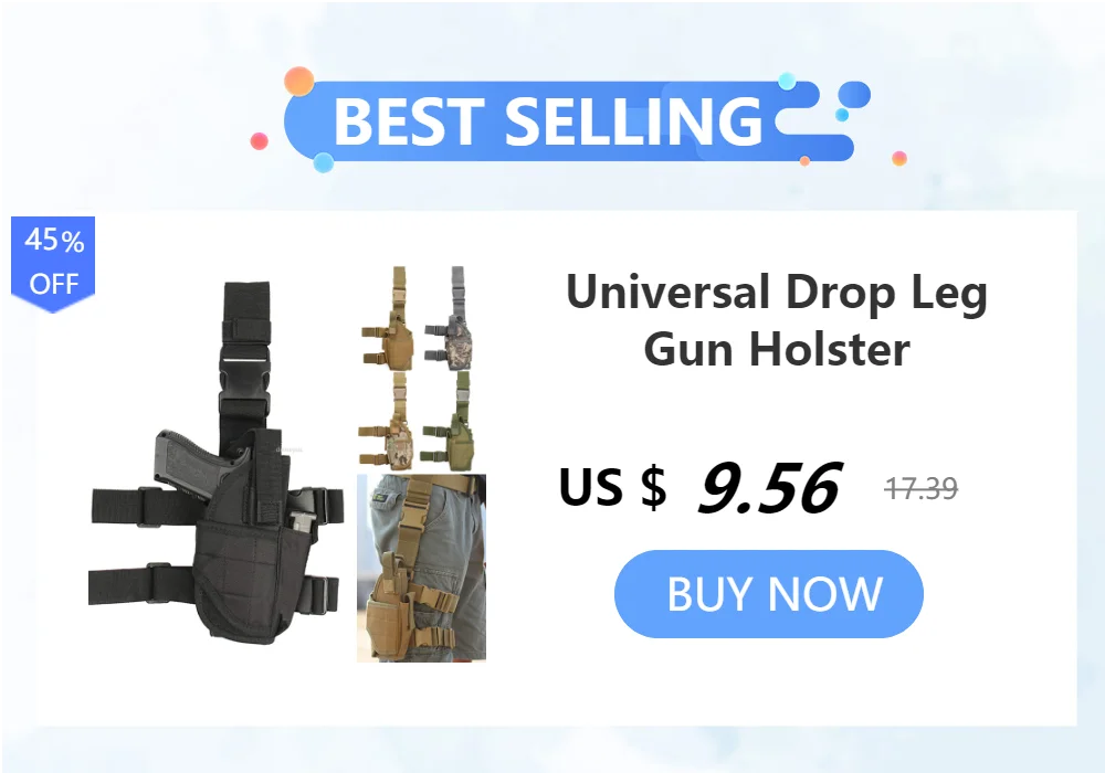 Étui Tactique Pour Pistolet – Fixation Molle – Ceinture – Droitier – Neuf