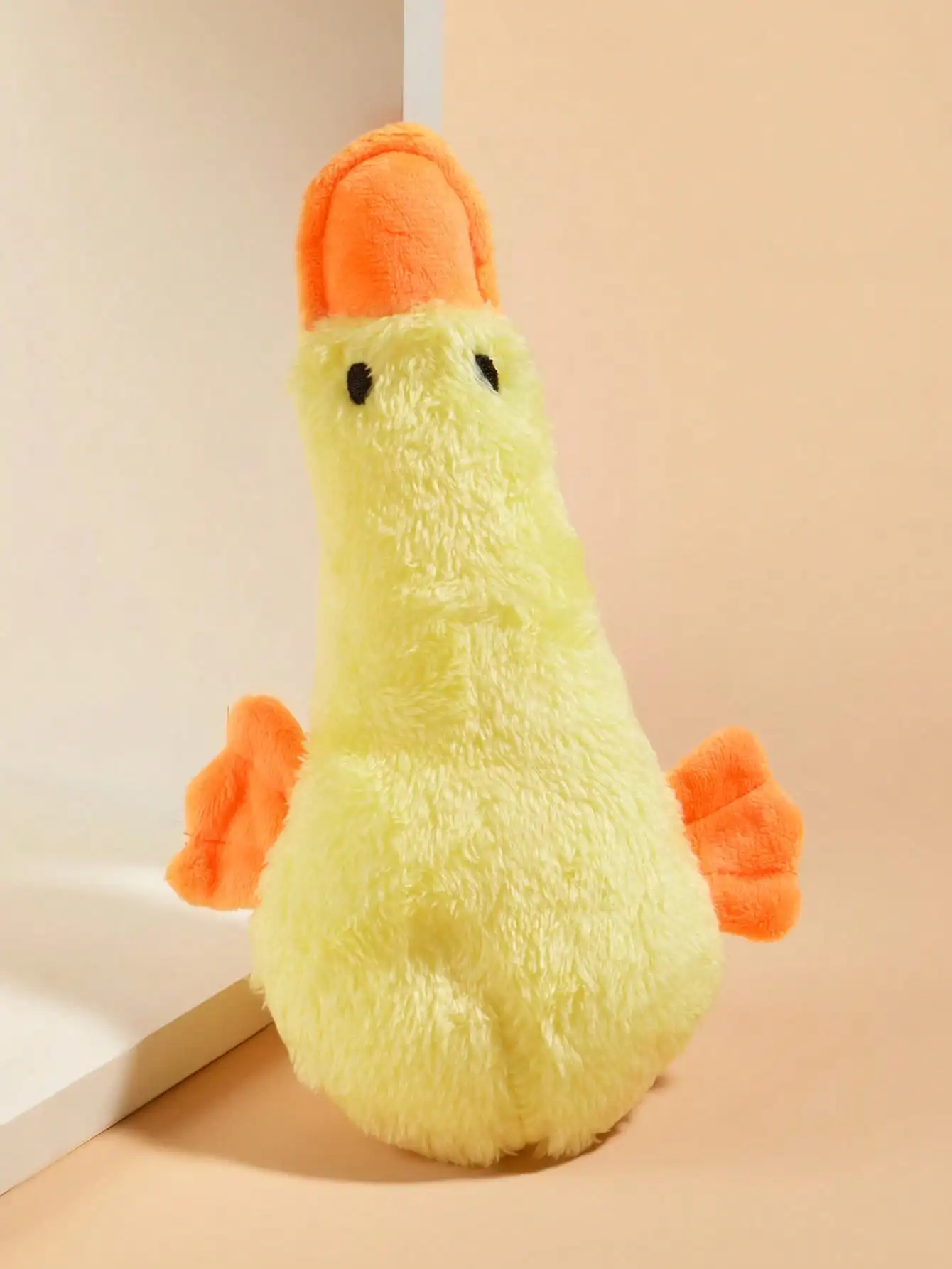 Small Yellow Duck Style Pet Dog Toy Plush Toy Dog Supplies Suitable For All Small Dog Pets Fun Durable Chewing Teeth