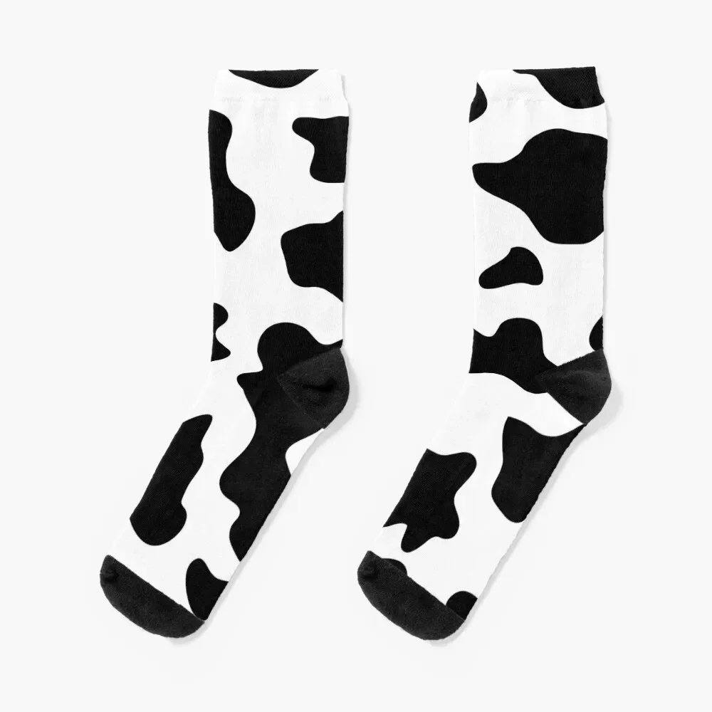 

Novelty Cow Print Socks designer aesthetic bright garter floral Socks Male Women's