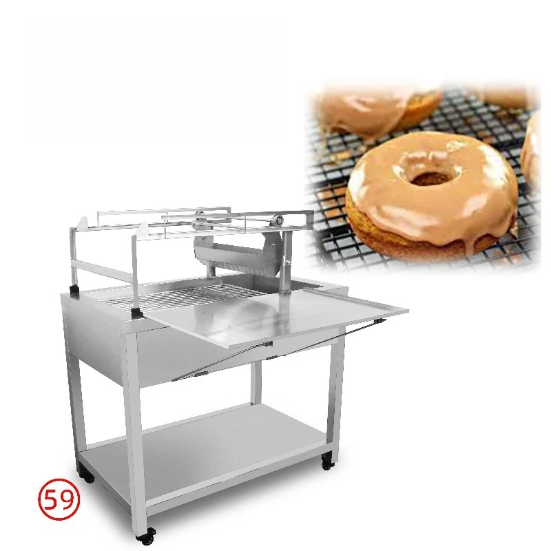 Full Automatic Popular Icing Different Flavor Donuts Commercial Glazing Machine