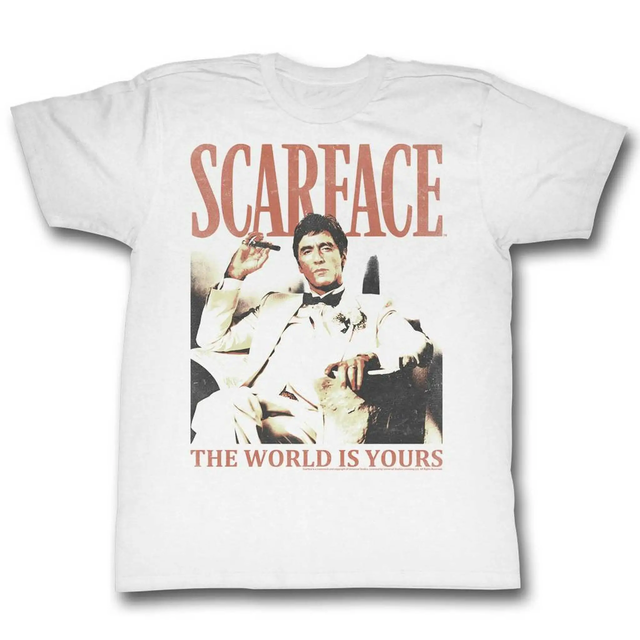 Scarface Da World White T Shirt