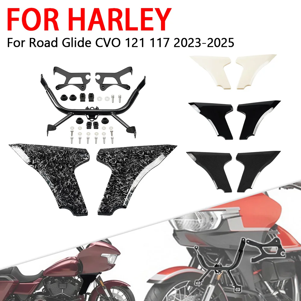 

Motorcycle Side Fairing Panel Support Bracket Kits For Harley Touring CVO Road Glide ST FLTRXSTSE 2024 2025 FLTRXSE 2023 - 2025