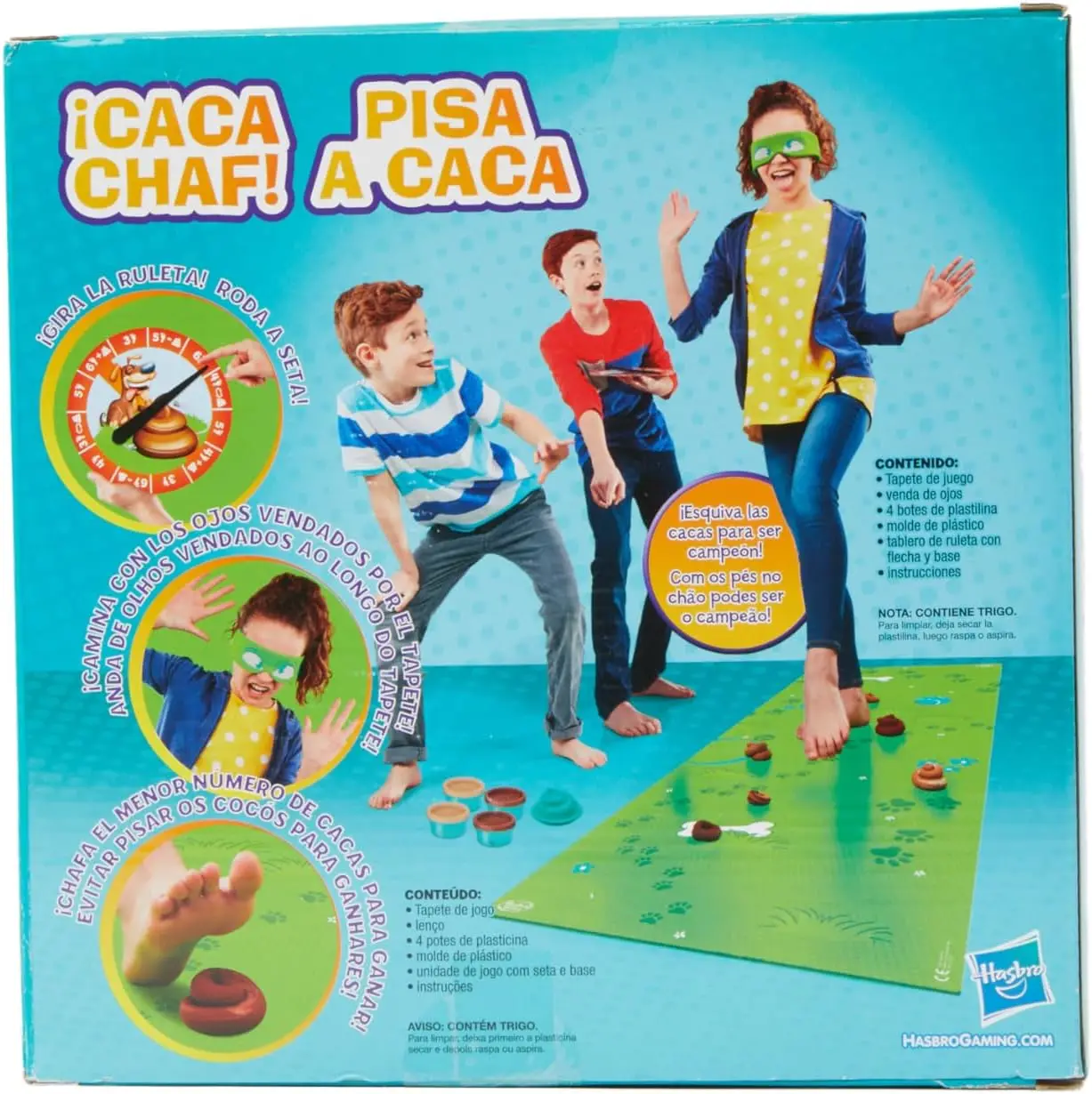 Don't STEP IN IT 게임 컬렉션 카드 - 눈을 가린 개 똥 걸음 게임