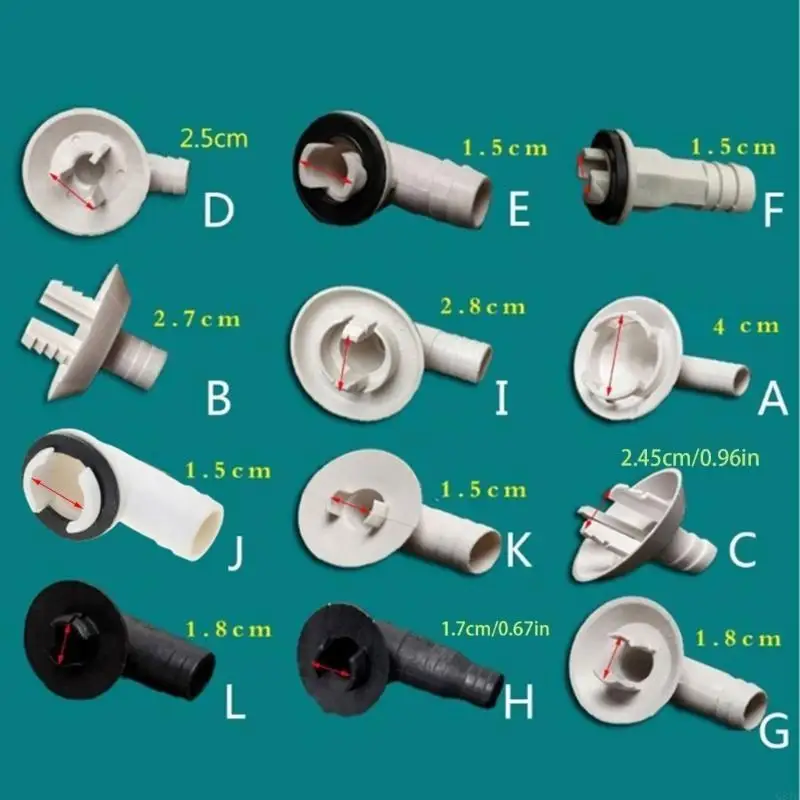 G8TC 2PCS مكيف الهواء التكراري العالمي لمكيف الهواء الموصل SPOUT EXTRIM