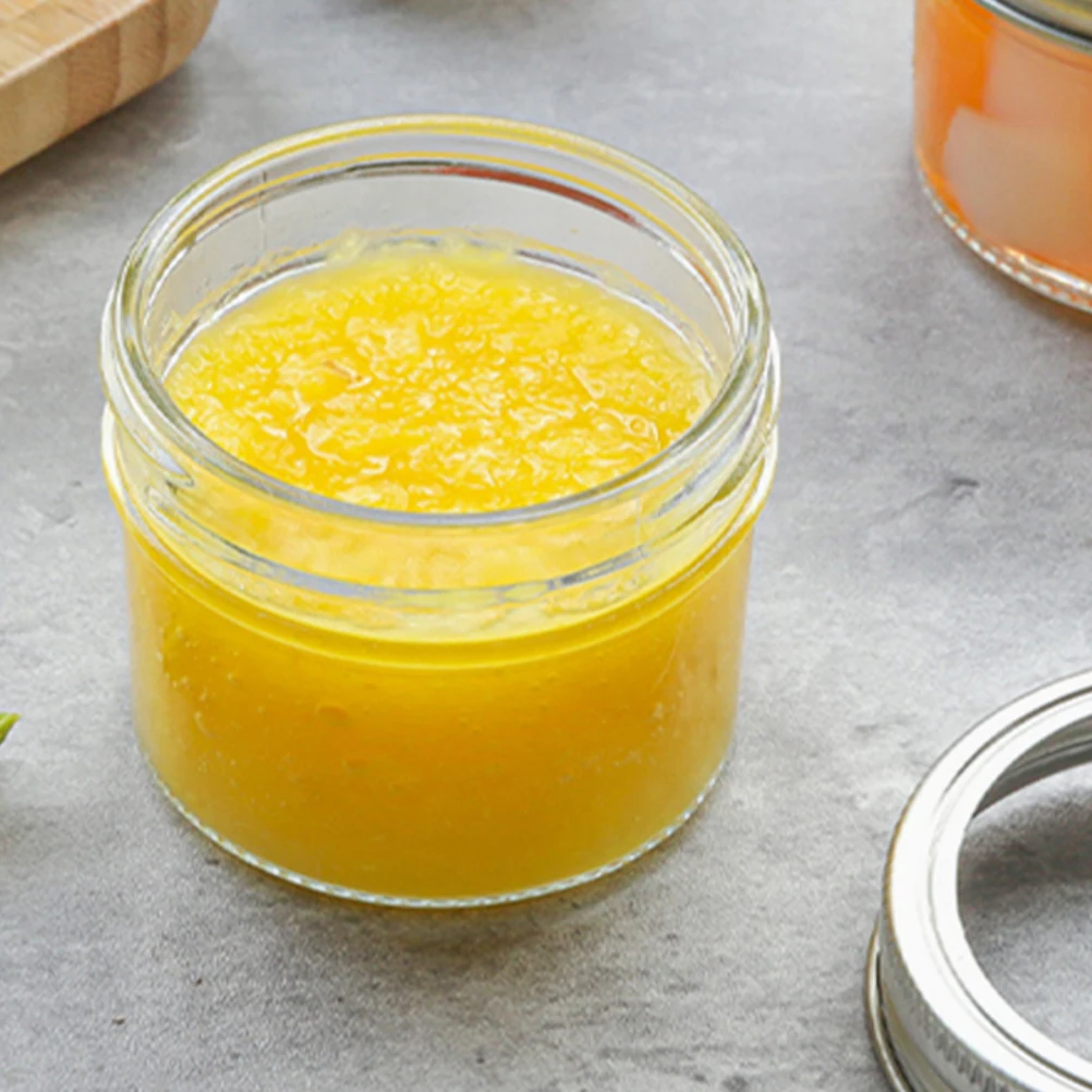 

6pcs Clear Plastic Jars Set With Lids Small Travel Size Skincare Perfume Spice Empty Storage Containers Reusable