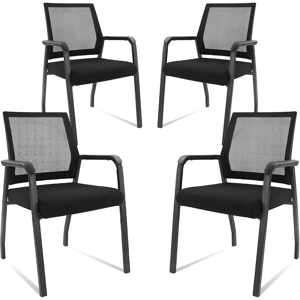 

Arm Chair with Ergonomic Lumbar Support and Thickened Seats Cushion, Waiting Room Chairs for Office School