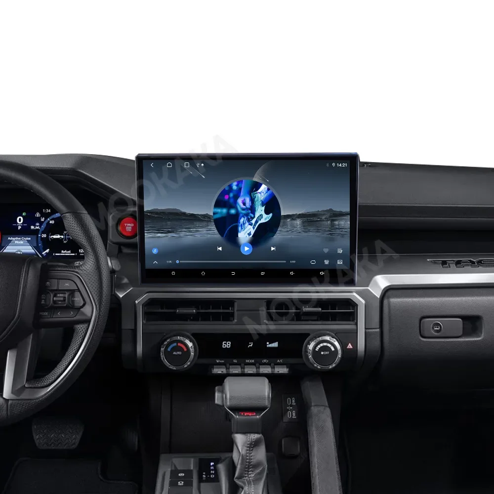 14.6 Inch Android Auto Carplay HiCar Stereo Multimedia Player For Toyota Tacoma 2024-2025 Car Radio GPS Navigation Qualcomm DSP
