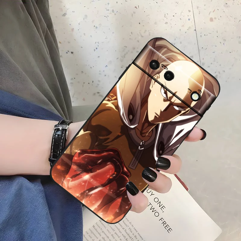 One Anime Punch Man S-Сайтама для Google Pixel 9 8 7A 7 6A 6 5A 5 4 4A XL