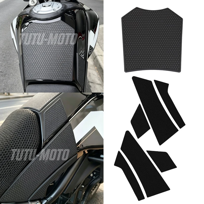 Rubber Gas Tank Decoration And Protection Fuel Tank Stickers For CFMOTO 450MT 450 MT 450 MT450 2024 2025 Motorcycle Accessories