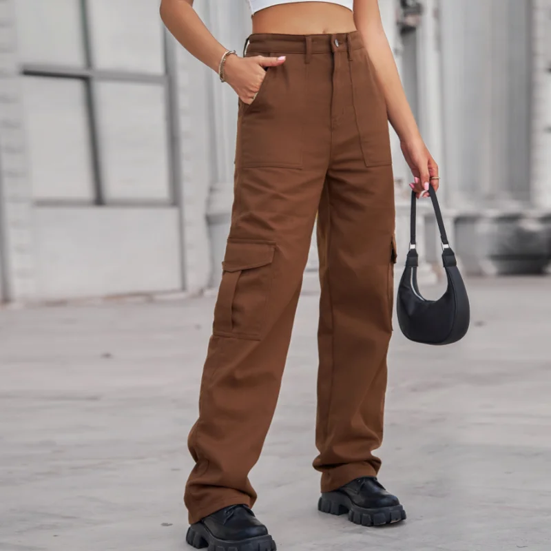 New Trend Denim Elasticated Trousers Women High Waisted Jeans Baggy Jeans Women