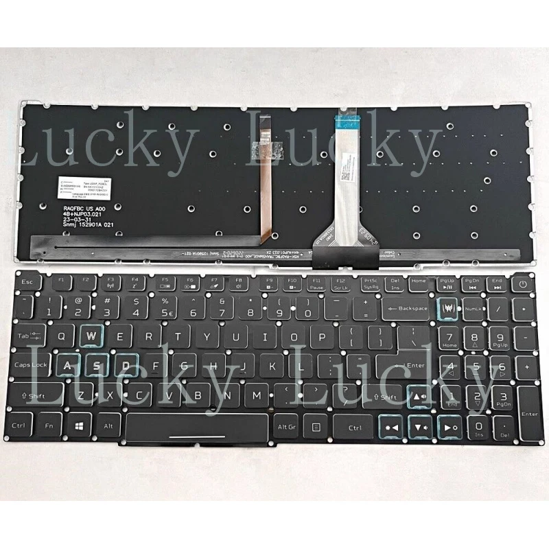 

Новая клавиатура для Acer Predator Helios Neo 16 PHN16-72 Neo 18 PHN18-71, американская раскладка, RGB-подсветка