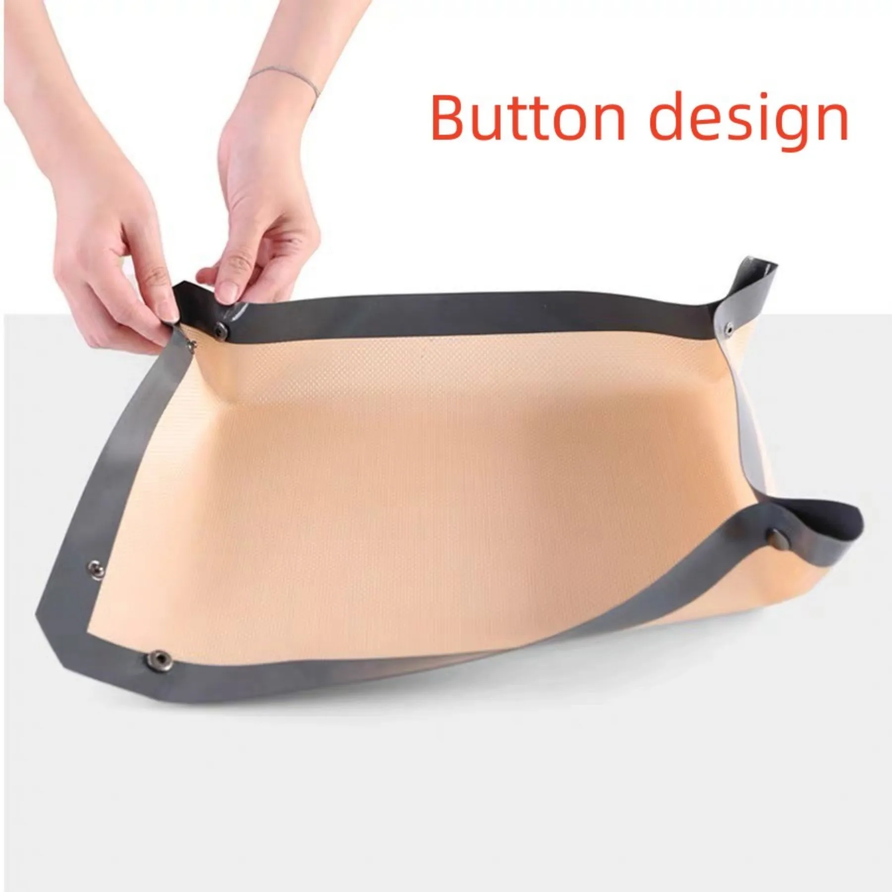 Thickened High-Temperature Resistant Macaron Cookies Roasted Chicken Grilled Fish Silicone Fiber Baking Tray Gift