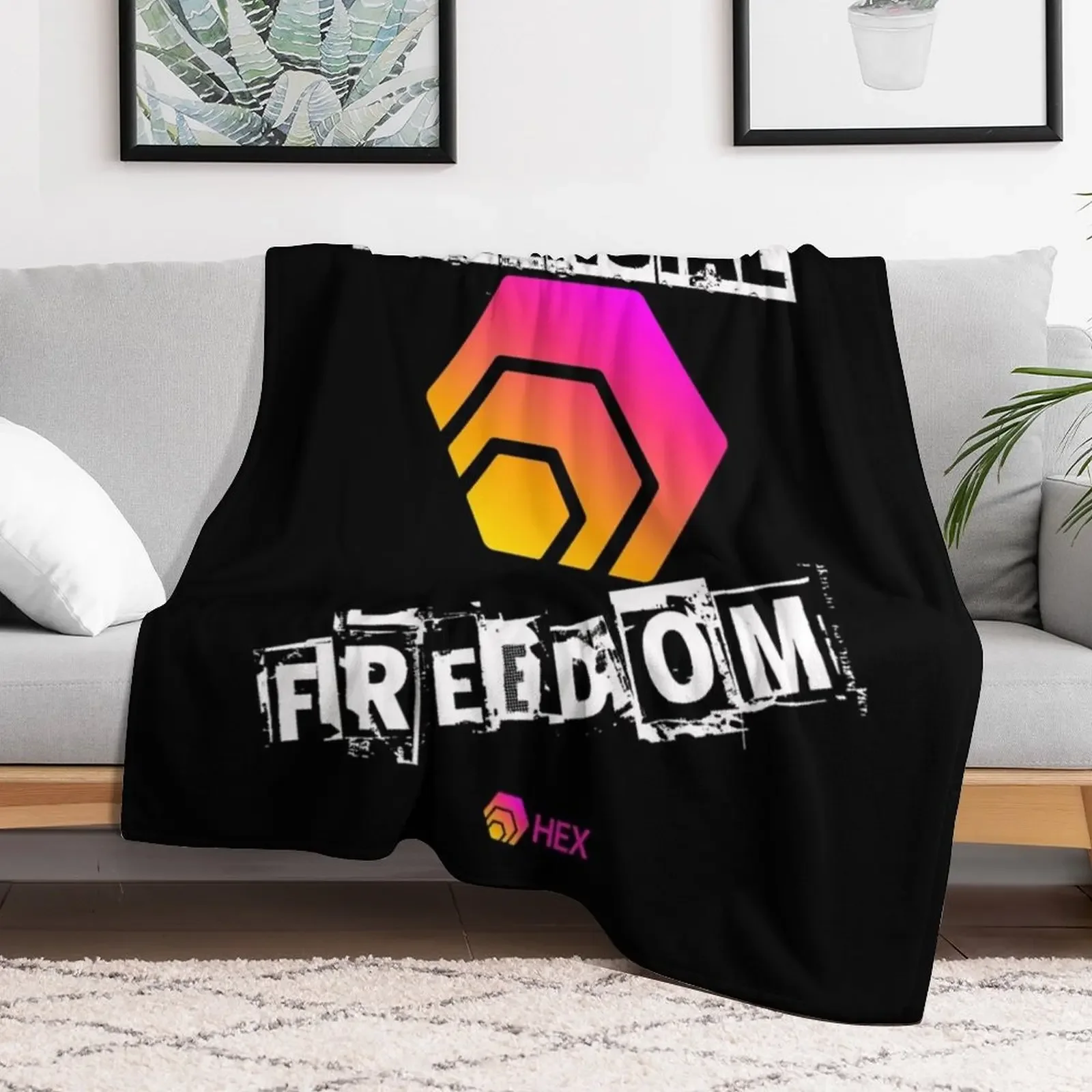 HEX CryptocurrencyHex Crypto Throw Blanket Sofa Summer Blankets