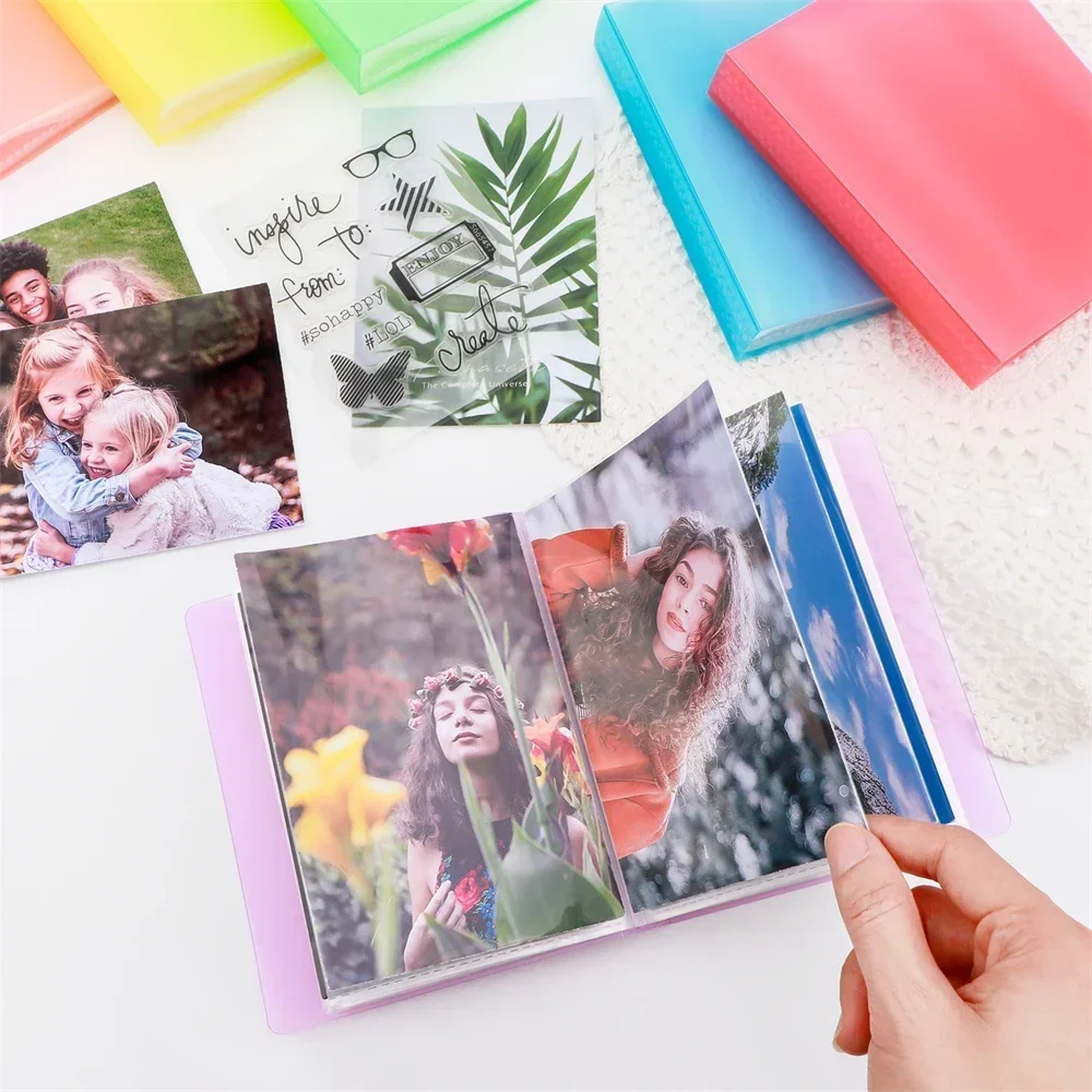 8 Colors A6 Size Sticker Photo Storage Album with 40 Pages Booklet Book For Stamps & Cutting Dies Storage Book Organizer Folder