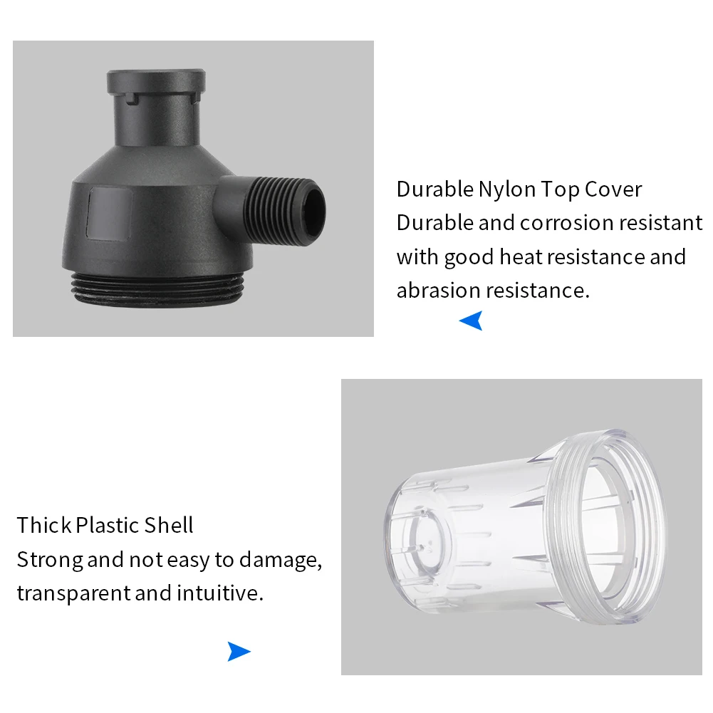 1/2  Inch Garden Watering Filter Pond Irrigation Filter Aquarium Fish Tank Water Pump Strainer 40~250 Mesh Filter Screen Orchard