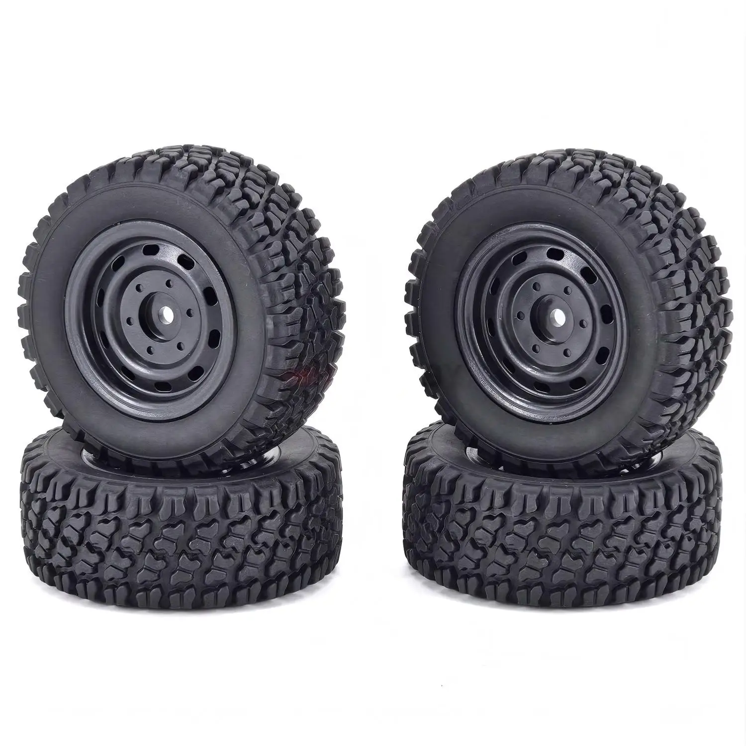 Banden voor RC auto wielen 4 stuks 12mm Hex RC autobanden voor SCY 16101/2/3 MJX 16208/9 14209 JJRC Q130 C8805 HBX Wltoys auto 6304