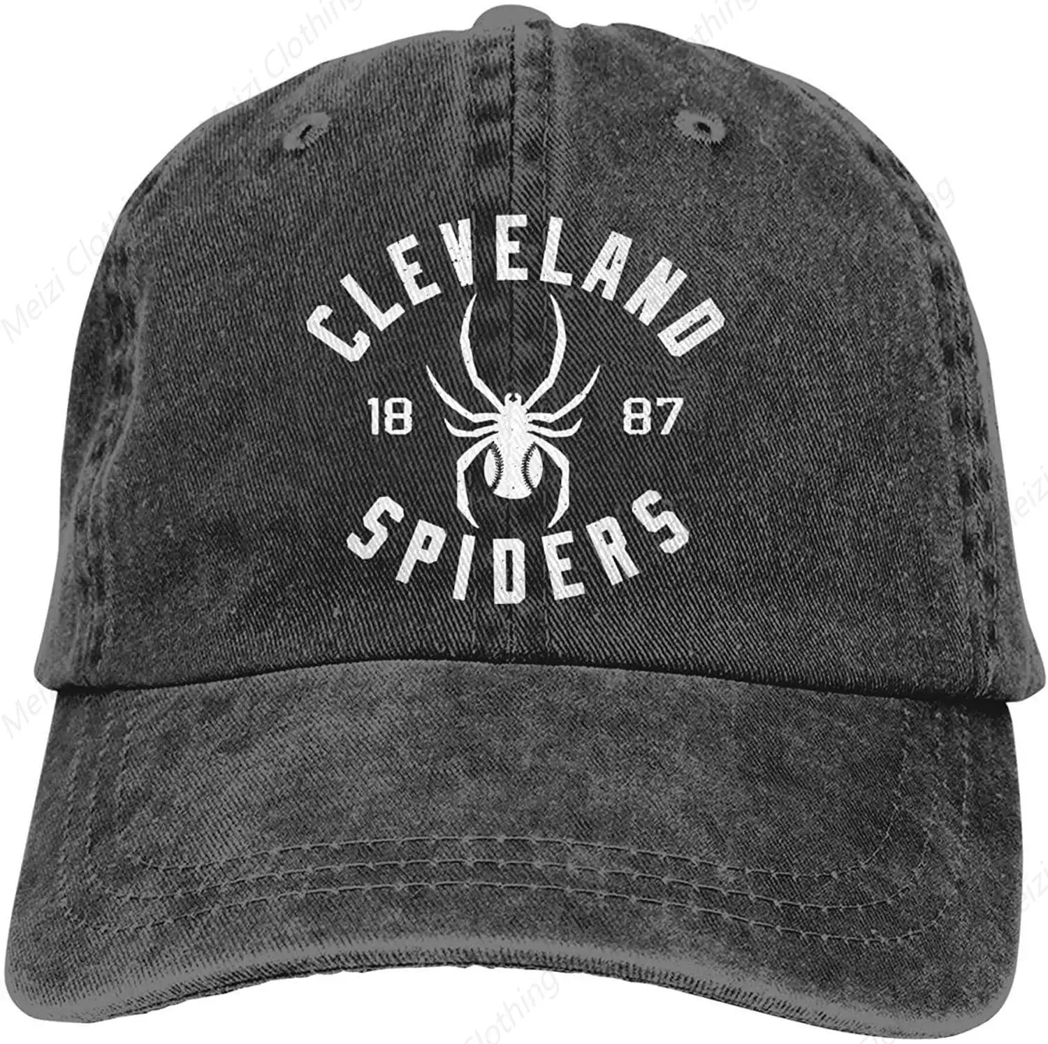 Baseball Hat Spider Fun Street Cowboy Hat Men's and Women's Fashion Outdoor Exercise Baseball Hat Adjustable Dad Hat