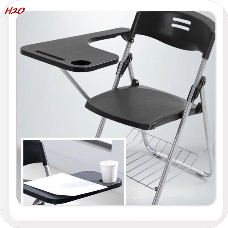 H2O Training Chair Meeting Learning Writing Chair Integrated Training Chair With Writing Board Folding Training Chair Hot New