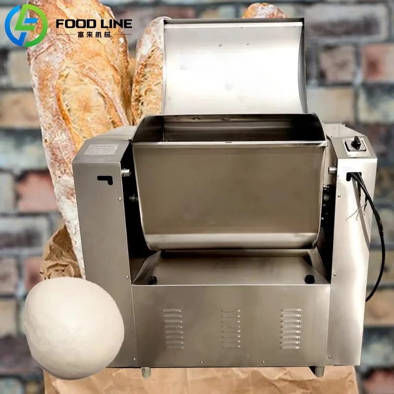 

Customized Self Prompt Stainless Steel Commercial Wheat Dough Mixer Bread Pizza