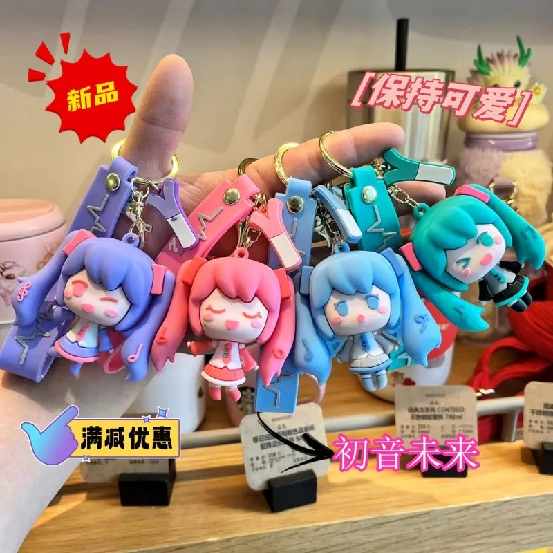 

Hatsune Miku Keychain Anime Hatsune Miku Pendant Cute Girl Bag Pendant Cartoon Child Toy Gift Kawaii Keychain Wholesale