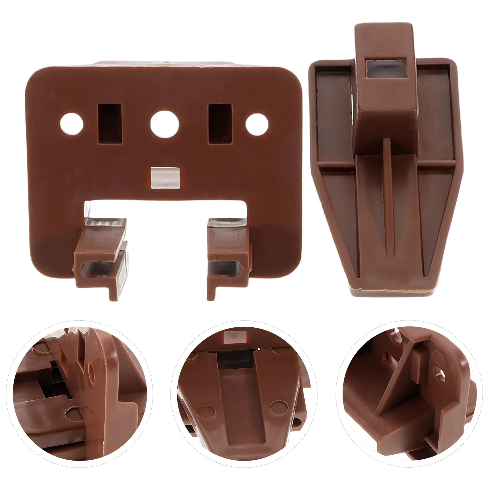 

5 комплектов пластиковых направляющих для выдвижных ящиков, замена для комодов, прикроватных тумбочек, шкафов, гардеробов, офисных столов, обеспечивающие плавное скольжение