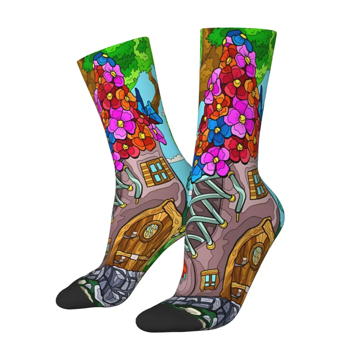 Miracle Mushroom Sock Printed Man Polyester