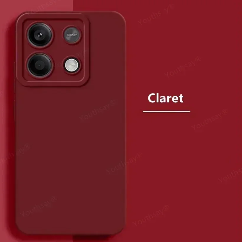 สําหรับ Poco X6 5G กรณี Xiaomi Poco X6 Pro Cover Fundas Coque กล้อง Protector Original Liquid ซิลิโคนนุ่มกลับกรณี Poco X6