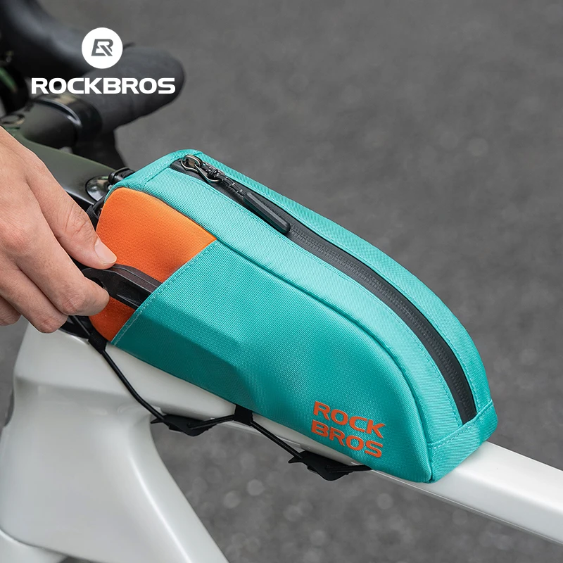 ROCKBROS Bicycle Bag Fashion Portable Urban Rider Bike Top Tube Bag Frame Bag Phone Packet MTB Road Reflective Bicycle Accessory