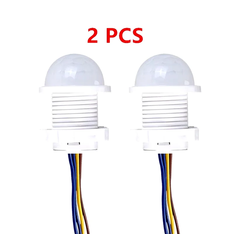 

AEA9-2PCS Smart PIR Sensor Switch 110V 220V Human Body Infrared Motion Sensor Indction Auto On Off Light Switches
