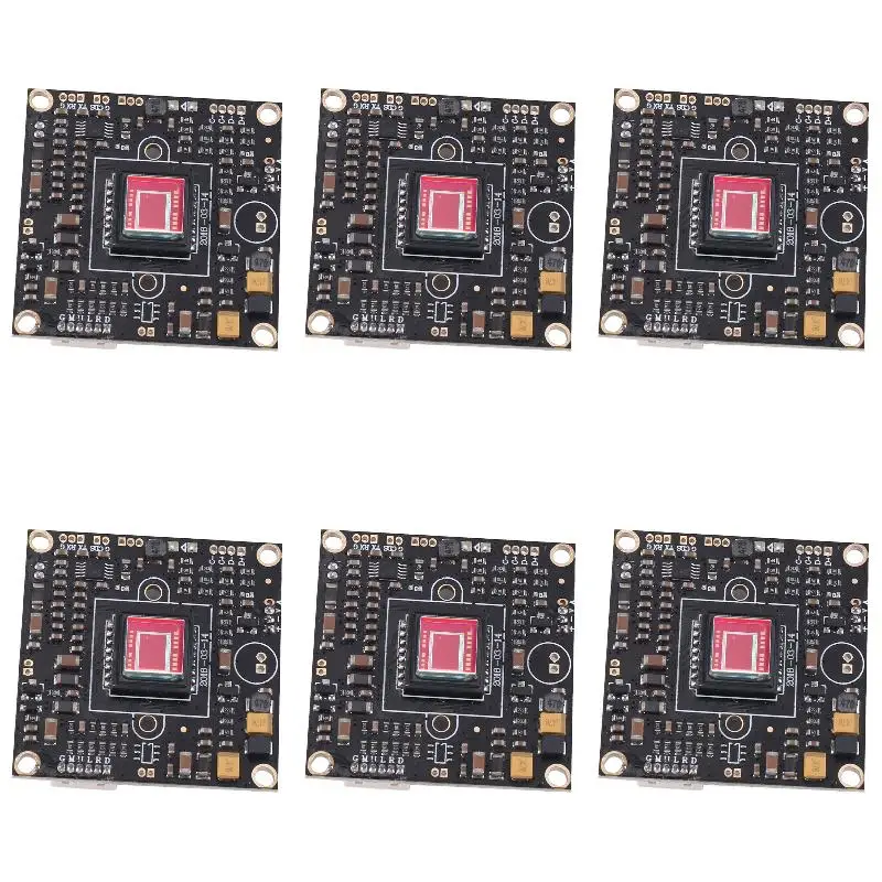 6Pack X(CCTV Camera Module Board 750TVL 800TVL WDR CCD Effio-V 4141 DSP OSD Motion Detection