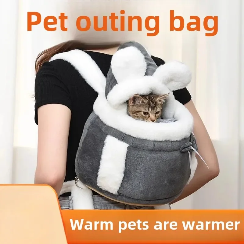 

Go out portable dog winter go out warm backpack