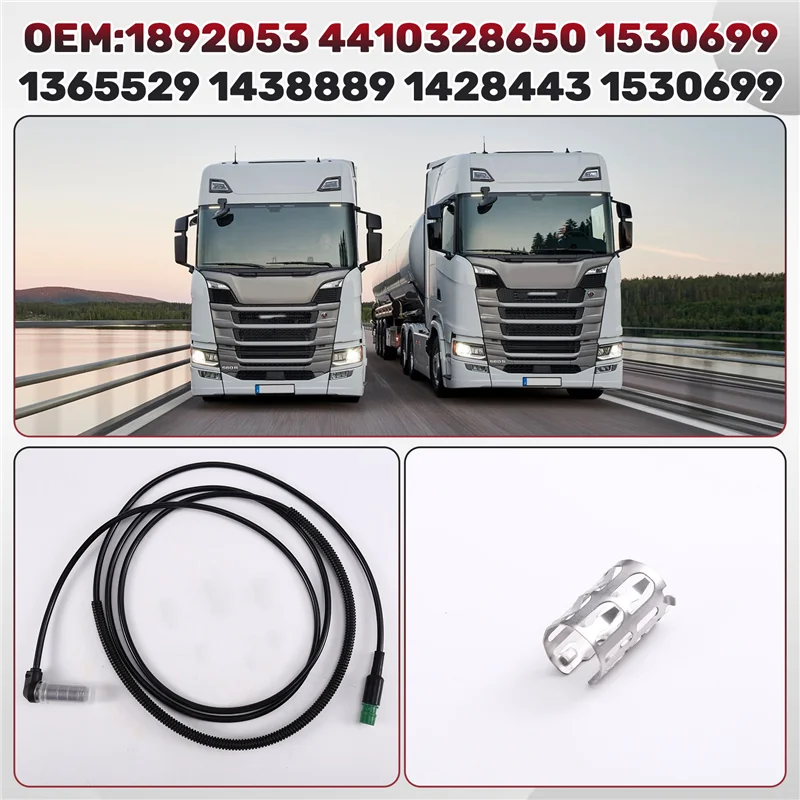 1892053 สำหรับ SCANIA 4410328650 1530699 1365529 1438889 1428443 1530699 เซ็นเซอร์ความเร็วล้อ เซ็นเซอร์ ABS
