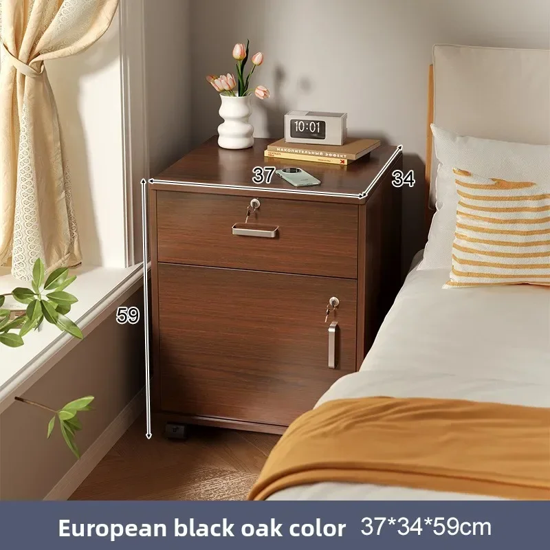 Exquisite Minimalist Household Goods Bedside Cabinet With Lock Removable Living Room Low Cabinet Bedroom Bedside Cabinet