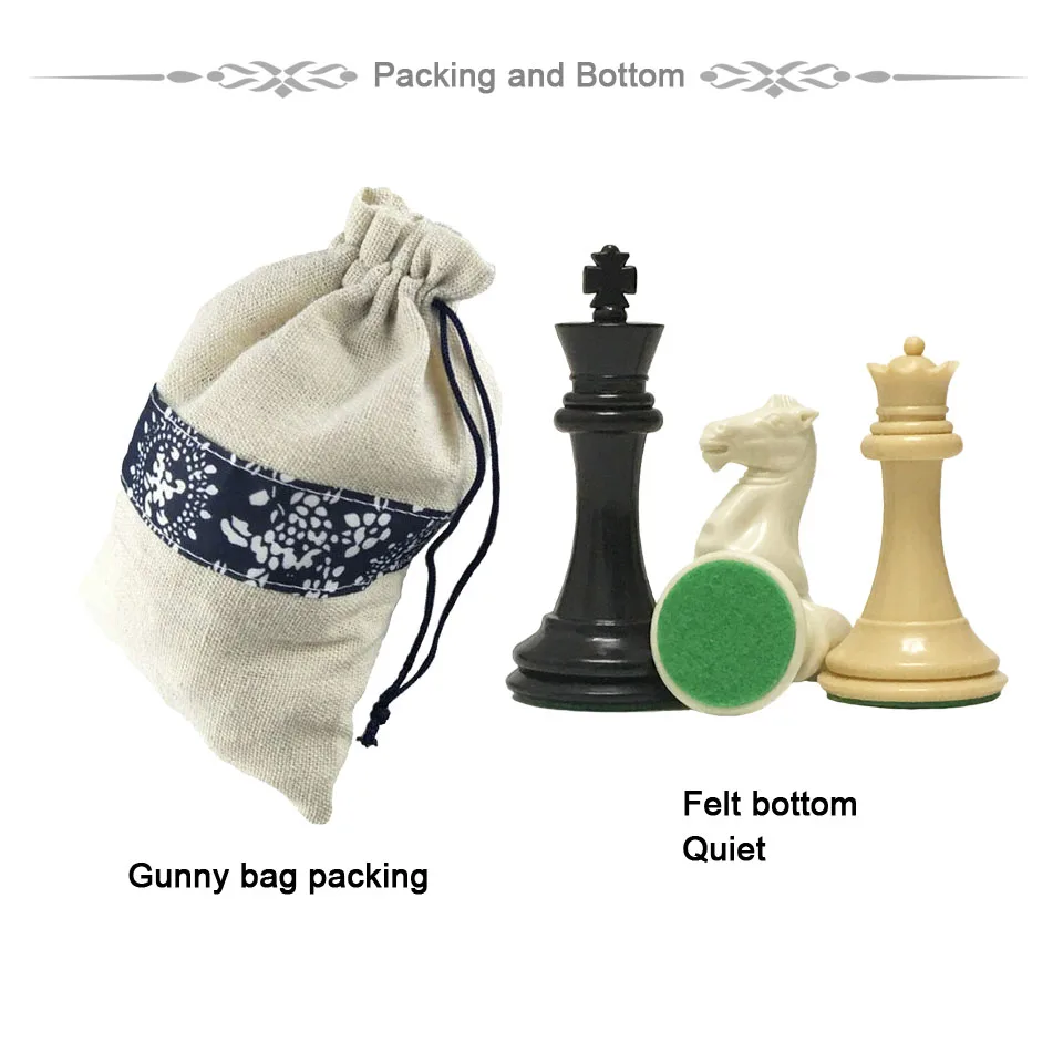 New 4 Queens Chess Set King Height 108mm Staunton Standard Chess Pieces Weighted International Chess Game for Match Club IA12