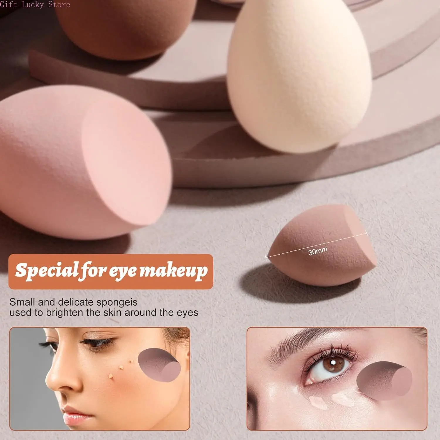 13/25Pcs Makeup Brushes Set Soft Fluffy Brush Foundation Cosmetic Blush Powder Eyeshadow Beauty Tool With Makeup Sponge Puff Kit