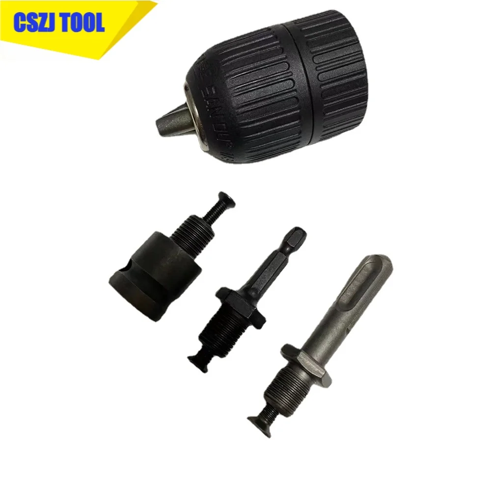 CSZJ Keyless Drilling Chuck 2-13mm Converter 1/2\